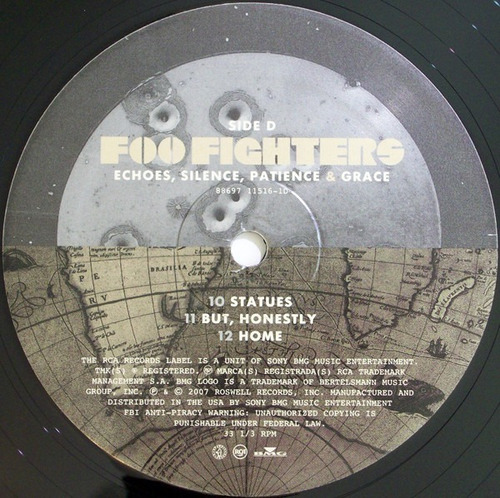 Imagen 5 de 7 de Foo Fighters Echoes, Silence, Patience Vinilo Rock Activity