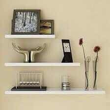 Imagen 2 de 5 de Estante Repisa Flotante 60x15cm Oferta Mensula Invisible Mdf