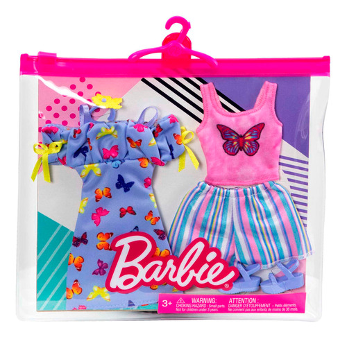 Barbie Ropa Y Accesorios - 2 Conjuntos