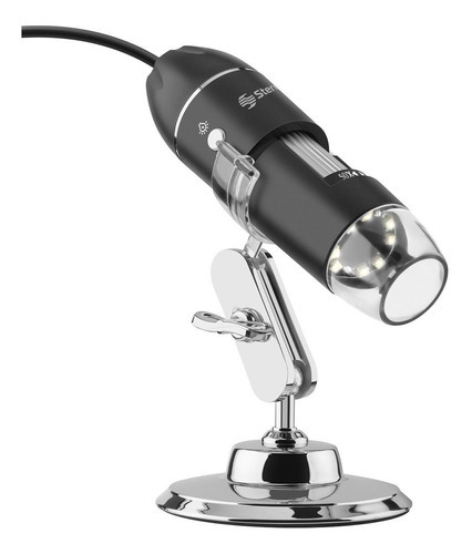 Microscopio Digital Usb 1000x Electronica Reparacion Steren Color Negro