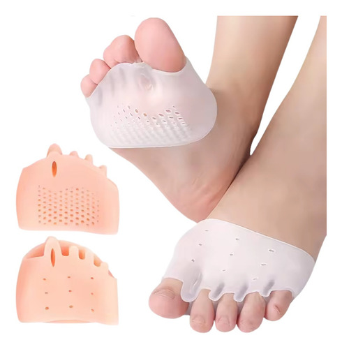 Corrector Hallux Valgus Dedo Pie Separador Silicon 8 Pares Color