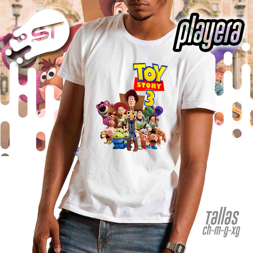 Playeras Alusivas De Toy Story Toy-003