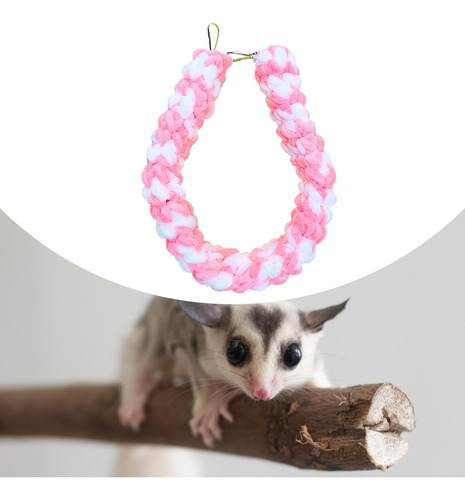 Small Pet Climbing Rope Ejercicio De Instalación Rosado