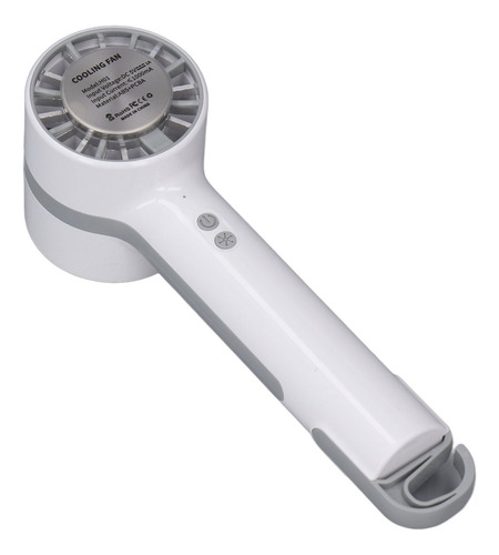Ventilador Portátil Blanco Y Blanco Recargable Por Usb
