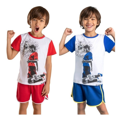 Pijama Infantil Niño Remera C/ Short Player Promesse