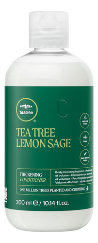 Tea Tree Acondicionador Espesante De Salvia Limón, Construye