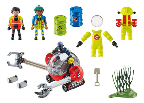 Playmobil City Action Environment Operação 70142 Número de peças 58