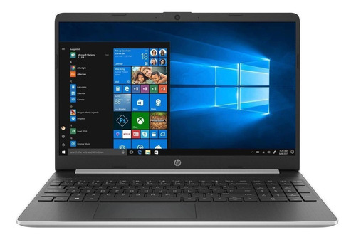 Imagen 1 de 5 de Notebook HP 15-DY2056MS plata natural táctil 15.6", Intel Core i5 1135G7 12GB de RAM 256GB SSD, Intel Iris Xe Graphics G7 80EUs 1920x1080px Windows 10 Home
