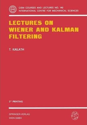 Libro Lectures On Wiener And Kalman Filtering - Thomas Ka...