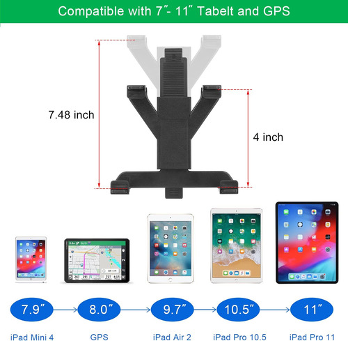 Itodos Soporte Para Tableta Para Bicicleta De Spinning, Coch