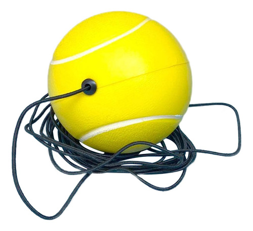 4 Pelota De Entrenamiento De Tenis Elástica Con Cordón