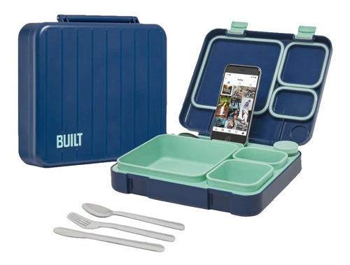 Lunchera Built Ny Lunchbox Cubiertos Porta Celular Lonchera