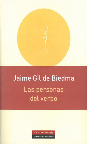 Personas Del Verbo - Gil De Biedma,jaime