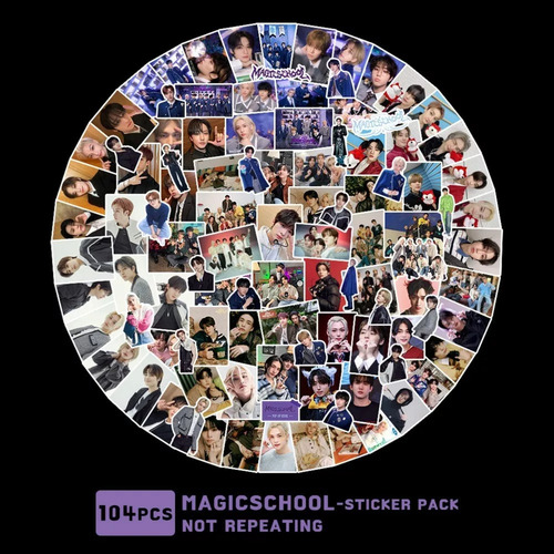 Stray Kids (55 Photocard + Sticker) Kit Pegatina + Lomocard
