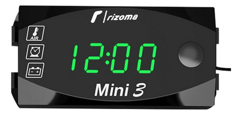 Reloj Digital Electrónico De La Motocicleta Verde