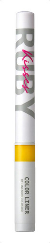 Delineador De Ojos Color Amarillo Neón En Tintero Ruby Kisses Larga Duración Punta Fina