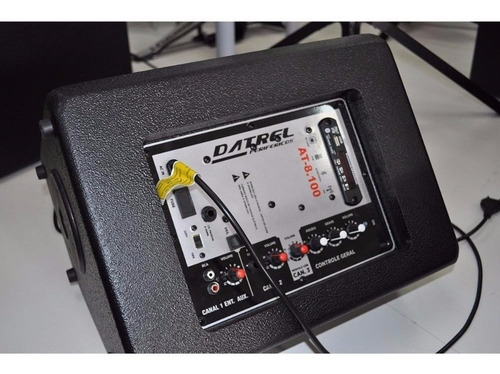 Caixa Ativa 100w Datrel At8100 C/ Bluetoth+usb+fm+c. Remoto