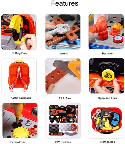 Imagen 6 de 6 de Juego De Herramientas De Lujo 2 En 1 Deluxe Tool Set