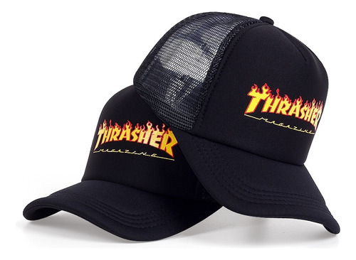 Gorra De Verano Thrasher Hip Hop Snapback Con Visera