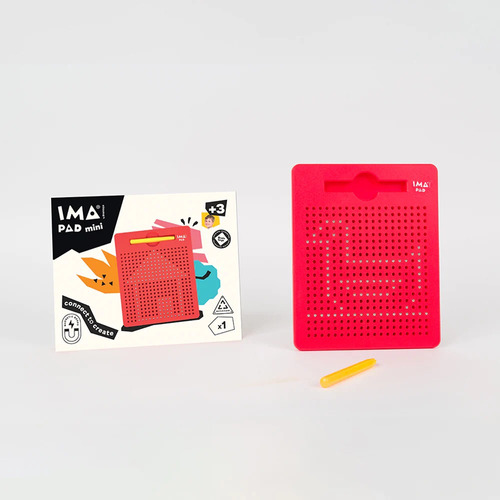 Imapad Tablero Magnético Mini Rojo Juego Sensorial Braintoys