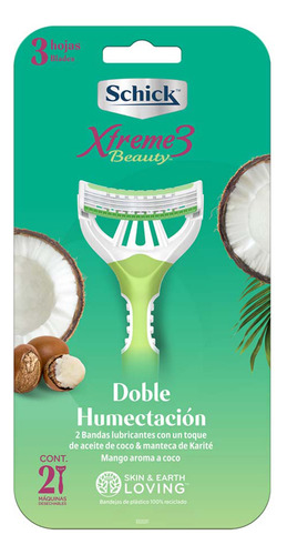 Rastrillos Desechables Schick Xtreme 3 Beauty 2 Pz