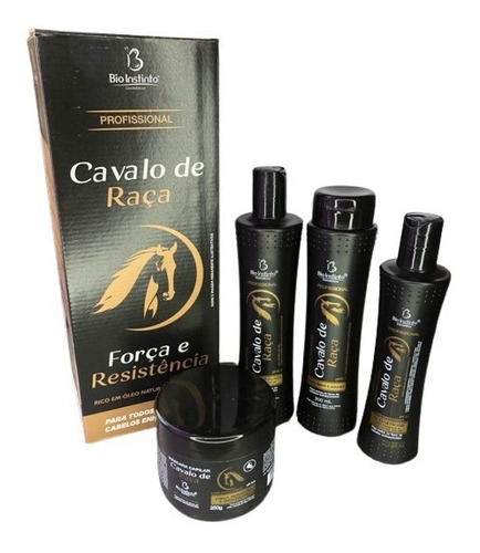 Kit Capilar Cavalo De Raça Profissional Bio Instinto