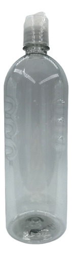50 Botellas Pet De 1 Litro Con Tapa Disc Top Natural