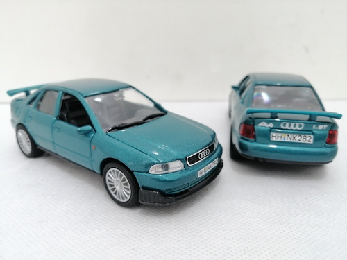 Audi A4, Escala 1/36, Welly, 12cms De Largo, Metálico