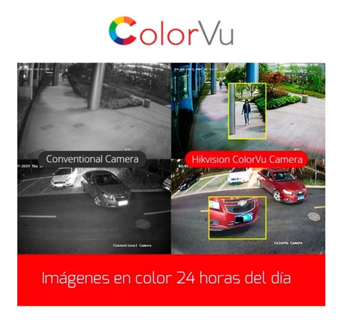 Camara Hilook 2mp 1920x1080 2.8mm Colorvu Imagen Color Noche