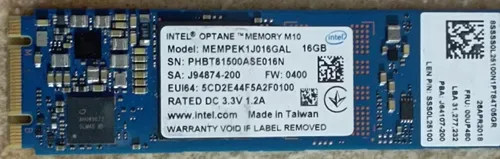 Intel Optane Memory Series16gb, Memoria (Usado)