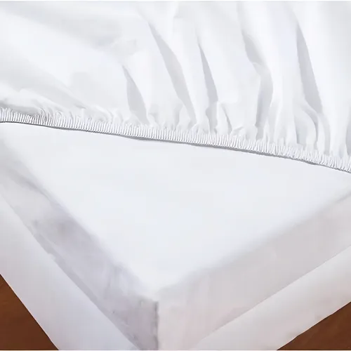 Lençol Avulso C/elástico Queen 600 Fios 100% Algodão Egípcio Cor Branco