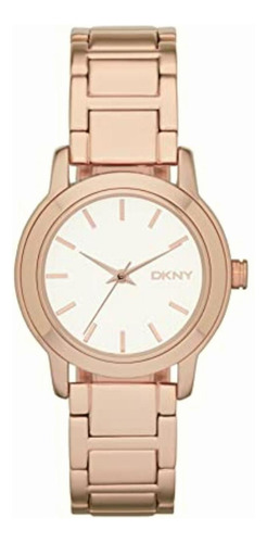 Reloj Dkny Ny2210 Tompkins De Aleación En Color Oro Rosa