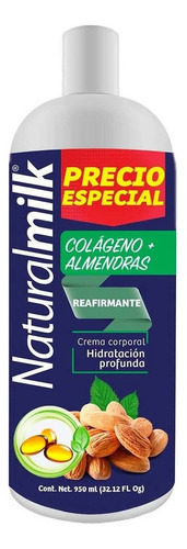 Crema Corporal Naturalmilk Colágeno + Almendras 950ml
