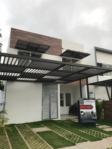 Imagen 2 de 14 de Increible Casa En Residencial Aqua By Cumbres 4 Recs 4 Baños
