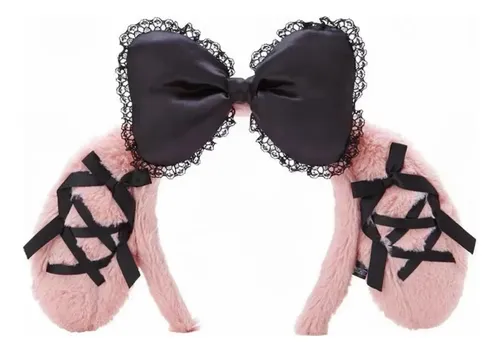 Diadema My Melody Sanrio + Mascarilla Facial Color Rosa