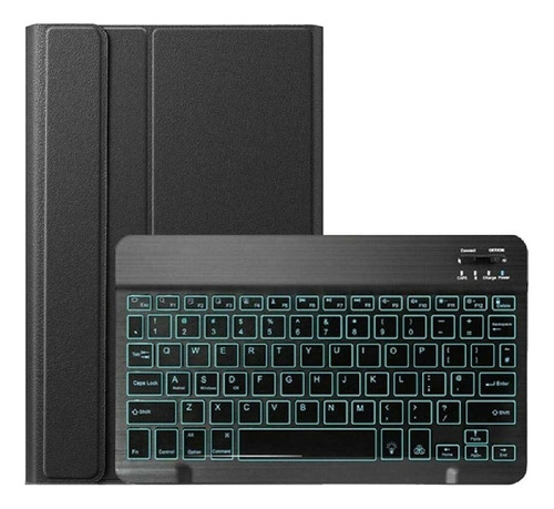 Funda+teclado Retroiluminado Para Galaxy Tab A 8.0 Sm-p200