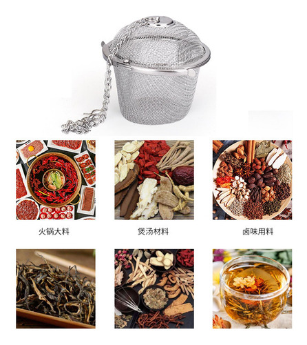 Infusor De Bolas De Té De Acero Inoxidable Colador De