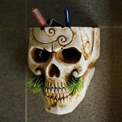 Maceta De Halloween Con Diseño De Hojas De Pino Con Diseño D