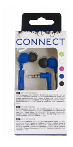 Auriculares Maxell In Ear In-345 Azul