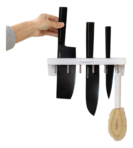 Soporte Organizador Rack Para Utensilios Cocina Cuchillos 