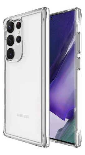 Case Compatível Com Galaxy S23 Ultra Hero Transparente