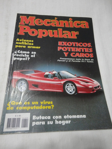 Revista Mecánica Popular Septiembre 1995 Exóticos Potentes