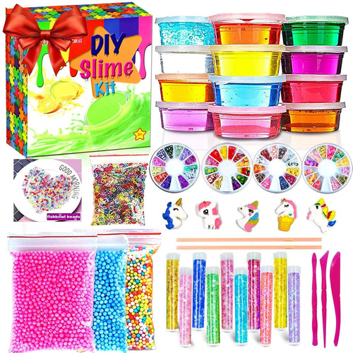 Crystal Slime Kit Slime Supplies Para Niñas Niños Cle...