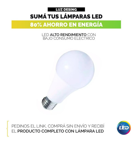 Lampara Colgante Galina De Diseño 4 Luces Blanco/cromo Nk