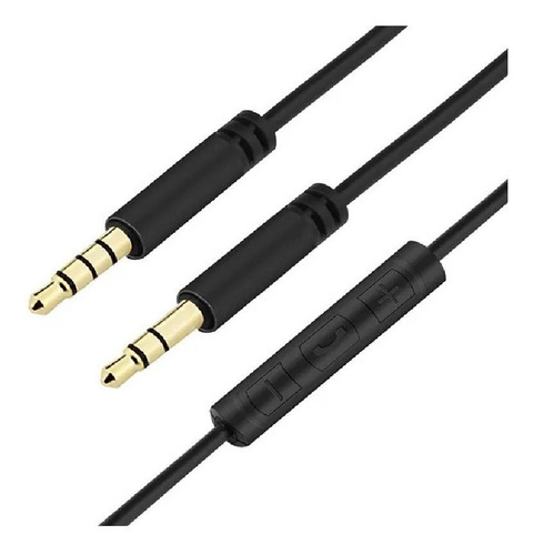 Imagem 2 de 4 de Cabo P2 Para Fone De Ouvido Com Microfone Embutido 1 Metro