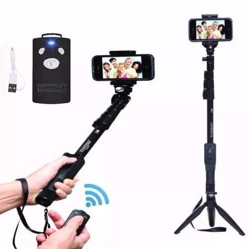 Monopod Selfie Stick Yunteng + Control + Tripode / Camara