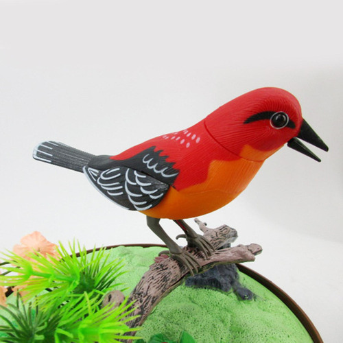 Hermosa Decoración Cantando Y Chirping Jaula De Pájaros