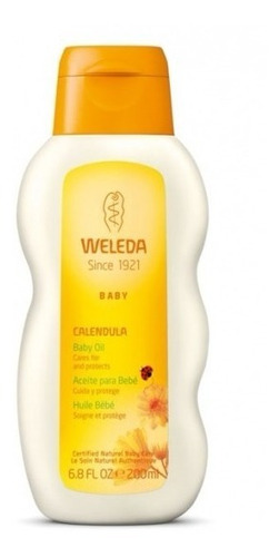 Imagen 2 de 8 de Aceite De Caléndula Weleda Bebé Local Maminia Apto Celiaco