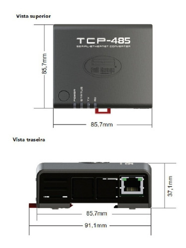 Interface Full Gauge Tcp-485 Ver.04 Conv Serial 