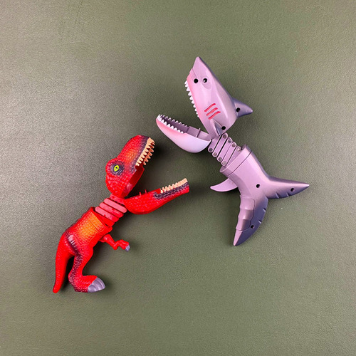 / Juguetes Con Forma De Dinosaurio, Tiburón, Mano,